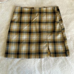 Plaid skirt